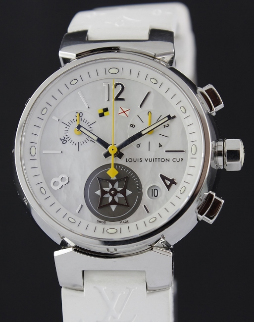 (image for) LIKE NEW LOUIS VUITTON LADY SIZE STAINLESS STEEL WATCH / Q132C